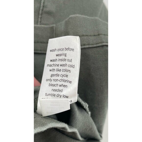 SO Juniors' Button Down Belted Constructed Dress Stretch Khaki Green Sz XXL Boho - Picture 6 of 11